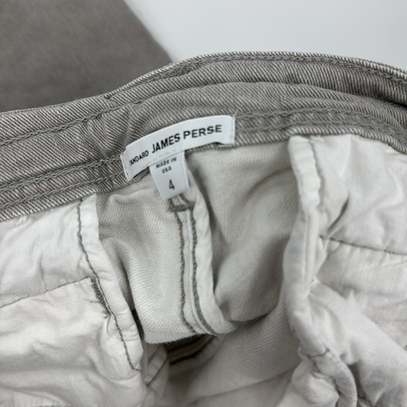 JAMES PERSE Women’s Gray Mid Rise Stretch Straight Casual Jeans Size 4 EUC - Picture 10 of 15